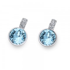 Ženske Oliver Weber Double Aqua Mindjuše Sa Swarovski Plavim Kristalom