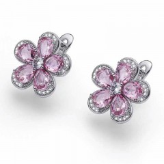 ŽENSKE OLIVER WEBER FIORE LIGHT ROSE MINDJUŠE SA SWAROVSKI ROZIM KRISTALIMA