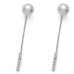 ŽENSKE OLIVER WEBER LATE CRYSTAL PEARL MINDJUŠE SA BELIM SWAROVSKI PERLAMA