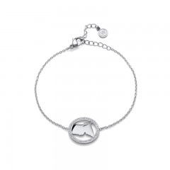 Ženska Oliver Weber Mocart STE Crystal Narukvica Sa Swarovski Belim Kristalima