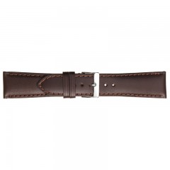 Tamno Braon Poletto Vacchetta Toscana Kožni Kaiš Za Sat