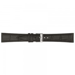 Crni Poletto Matt Guinea Kožni Kaiš Za Sat