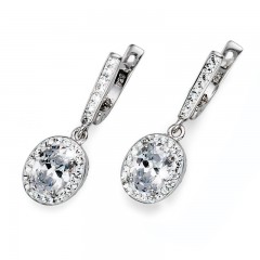 ŽENSKE OLIVER WEBER PURE 925AG WHITE ZIRCON MINDJUŠE SA SWAROVSKI KRISTALIMA