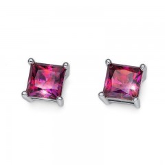 Ženske Oliver Weber Catch Red Dark 925AG Mindjuše Sa Swarovski Crvenim Kristalom