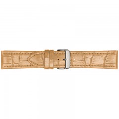 Bež Poletto Glossy Antiqua Calf Kožni Kaiš Za Sat