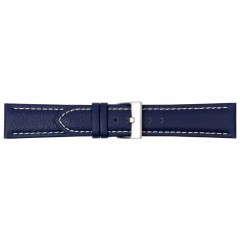 Tamno Plavi Poletto Waterproof Lorica Kožni Kaiš Za Sat