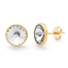 ŽENSKE VICTORIA CRUZ BASIC GOLD MINDJUŠE SA SWAROVSKI KRISTALOM