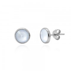 Ženske Victoria Cruz Basic Powder Blue Mindjuše Sa Swarovski Plavim Kristalom