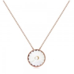 ŽENSKI VICTORIA CRUZ BASIC CRYSTAL ROSE GOLD LANČIĆ SA SWAROVSKI KRISTALOM