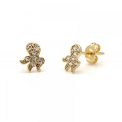 ŽENSKE VICTORIA CRUZ KIDS CRYSTAL GOLD MINDJUŠE SA SWAROVSKI KRISTALIMA