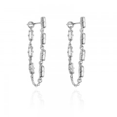 Ženske Victoria Cruz Esgueva Crystal Mindjuše Sa Swarovski Belim Kristalima