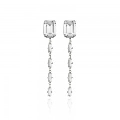 Ženske Victoria Cruz Esgueva Crystal Mindjuše Sa Swarovski Belim Kristalima