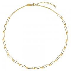 ŽENSKA VICTORIA CRUZ APOSTROPHE GOLD SREBRNA OGRLICA