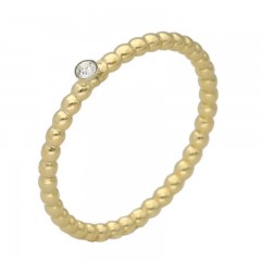 ŽENSKI VICTORIA CRUZ DAPHNE CRYSTAL GOLD PRSTEN SA SWAROVSKI KRISTALOM