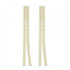 ŽENSKE VICTORIA CRUZ HALO CRYSTAL GOLD MINDJUŠE SA SWAROVSKI KRISTALIMA