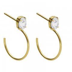 ŽENSKE VICTORIA CRUZ GENOVEVA CRYSTAL GOLD MINDJUŠE SA SWAROVSKI KRISTALOM