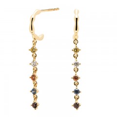 ŽENSKE PD PAOLA SAGE ZLATNE NAUŠNICE SA POZLATOM 18k