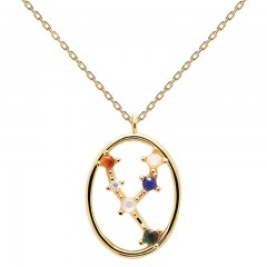 ŽENSKA PD PAOLA ZLATNA OGRLICA TAURUS - BIK SA POZLATOM 18k