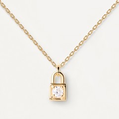 ŽENSKA PD PAOLA PADLOCK ZLATNA OGRLICA SA POZLATOM 18k