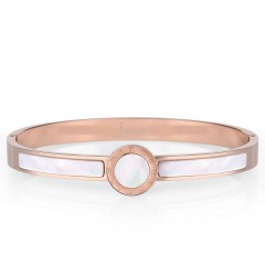 ŽENSKA FREELOOK ROZE ZLATNA NARUKVICA OD HIRURŠKOG ČELIKA