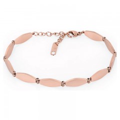 ŽENSKA FREELOOK ROZE ZLATNA NARUKVICA OD HIRURŠKOG ČELIKA