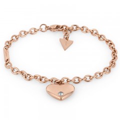 ŽENSKA FREELOOK ROZE ZLATNA NARUKVICA OD HIRURŠKOG ČELIKA