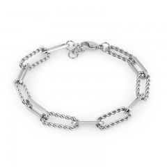 ŽENSKA FREELOOK SREBRNA NARUKVICA OD HIRURŠKOG ČELIKA