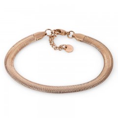 ŽENSKA FREELOOK ROZE ZLATNA NARUKVICA OD HIRURŠKOG ČELIKA