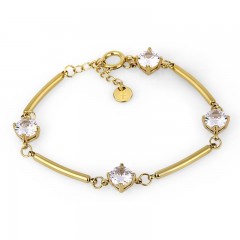 ŽENSKA FREELOOK ZLATNA NARUKVICA OD HIRURŠKOG ČELIKA