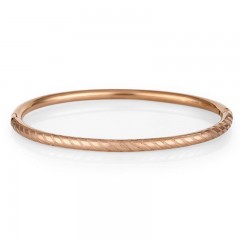 ŽENSKA FREELOOK ROZE ZLATNA NARUKVICA OD HIRURŠKOG ČELIKA M