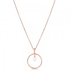 ŽENSKA FREELOOK ROZE ZLATNA OGRLICA OD HIRURŠKOG ČELIKA