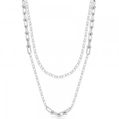 ŽENSKA FREELOOK SREBRNA OGRLICA OD HIRURŠKOG ČELIKA