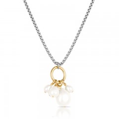 ŽENSKA FREELOOK SREBRNA ZLATNA OGRLICA OD HIRURŠKOG ČELIKA