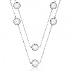 ŽENSKA FREELOOK SREBRNA OGRLICA OD HIRURŠKOG ČELIKA