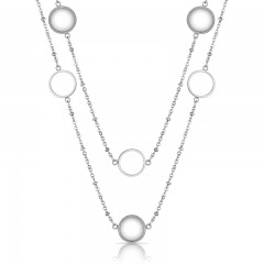 ŽENSKA FREELOOK SREBRNA OGRLICA OD HIRURŠKOG ČELIKA