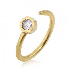 ŽENSKI FREELOOK ZLATNI PRSTEN OD HIRURŠKOG ČELIKA L