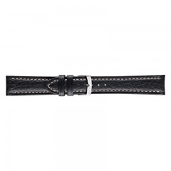 Crni Kožni Kaiš Za Sat Kuga Cuoio Rugato Morellato Extra Lagre