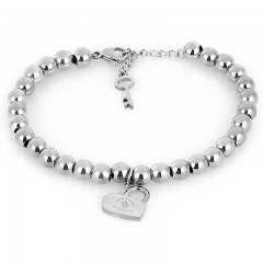 ŽENSKA SANTA BARBARA POLO SREBRNA NARUKVICA OD HIRURŠKOG ČELIKA