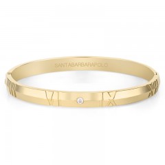 ŽENSKA SANTA BARBARA POLO ZLATNA NARUKVICA OD HIRURŠKOG ČELIKA