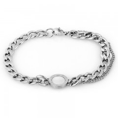 ŽENSKA SANTA BARBARA POLO SREBRNA NARUKVICA OD HIRURŠKOG ČELIKA