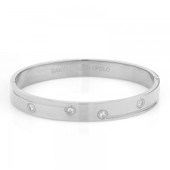 ŽENSKA SANTA BARBARA POLO SREBRNA NARUKVICA OD HIRURŠKOG ČELIKA