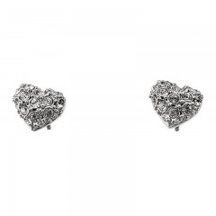 Ženske Oliver Weber Full Heart Crystal mindjuše sa swarovski belim kristalom