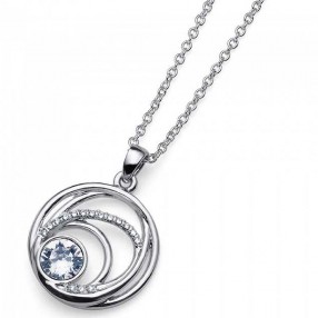 ŽENSKI OLIVER WEBER ORBIT CRYSTAL LANČIĆ SA SWAROVSKI BELIM KRISTALIMA