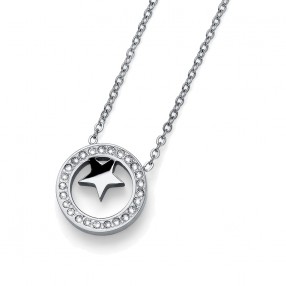 Ženski Oliver Weber Little Star Crystal Lančić Sa Belim Swarovski Kristalnim Priveskom