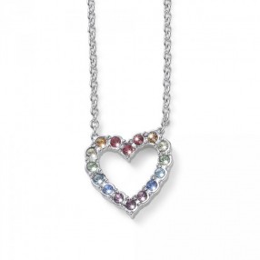 Ženski Oliver Weber Rainbow Tight Multi Lančić Sa Swarovski Kristalnim Priveskom