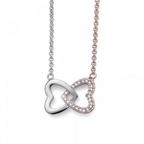 Ženski Oliver Weber My Heart Crystal Lančić Sa Swarovski Belim Kristalima