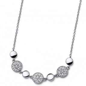 ŽENSKI OLIVER WEBER SHORE CRYSTAL LANČIĆ SA SWAROVSKI BELIM KRISTALIMA