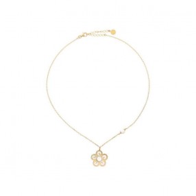 ŽENSKA MAJOICA ROXANA BISERNA GOLD OGRLICA 6 mm