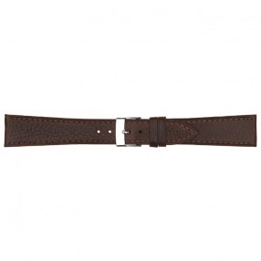 Tamno Braon Poletto Llama Grained Calf Kožni Kaiš Za Sat