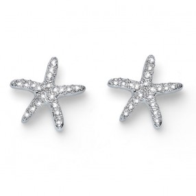 Ženske Oliver Weber Starfish Mindjuše Sa Swarovski Belim Kristalom